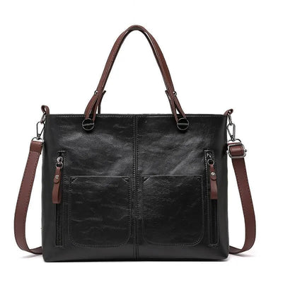 Maelis™ - Skinn Skulderveske" can be rewritten as "Maelis™ - Leather Shoulder Bag.