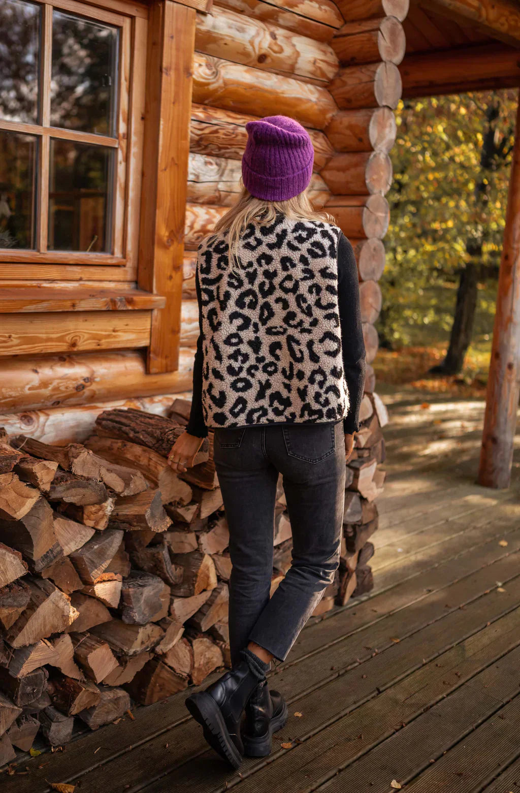 Astrid™ | Stilfull leopard spencer
