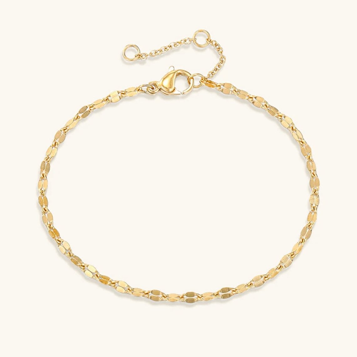 Amara Blonde Armbånd | 18k Gull