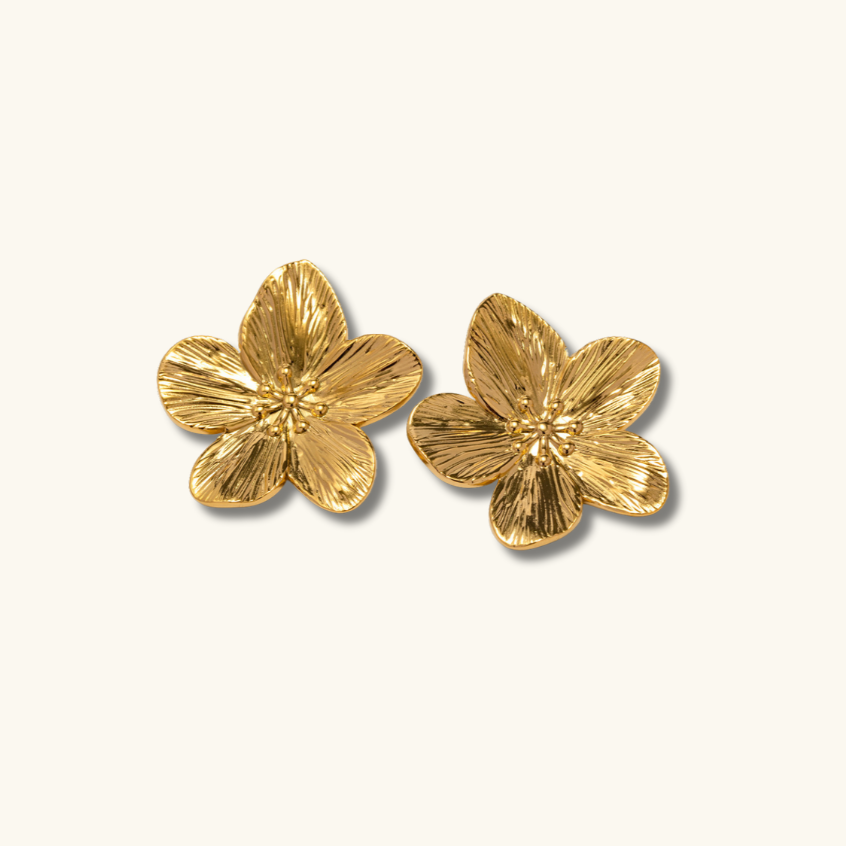 Allysa Blume Øredobber | 18k Gull