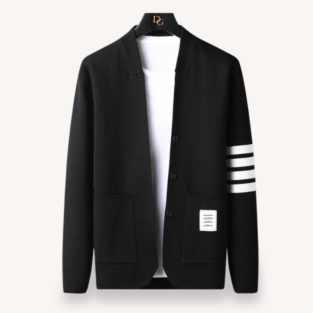 Enzo | Cardigan i Myk Strikk