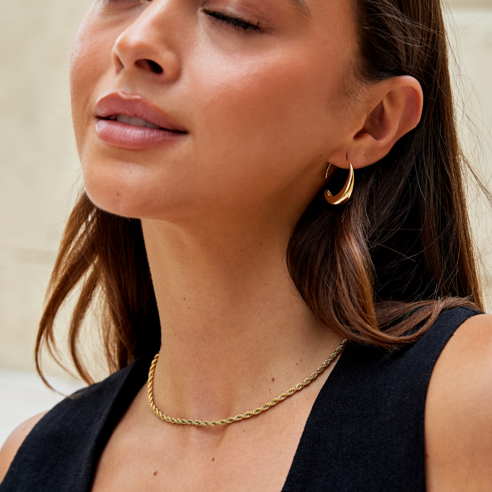 Hengende Øreringer | 18k Gull