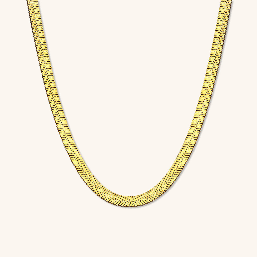 Elysian Gold Halskjede med Fletting | 18k Gull