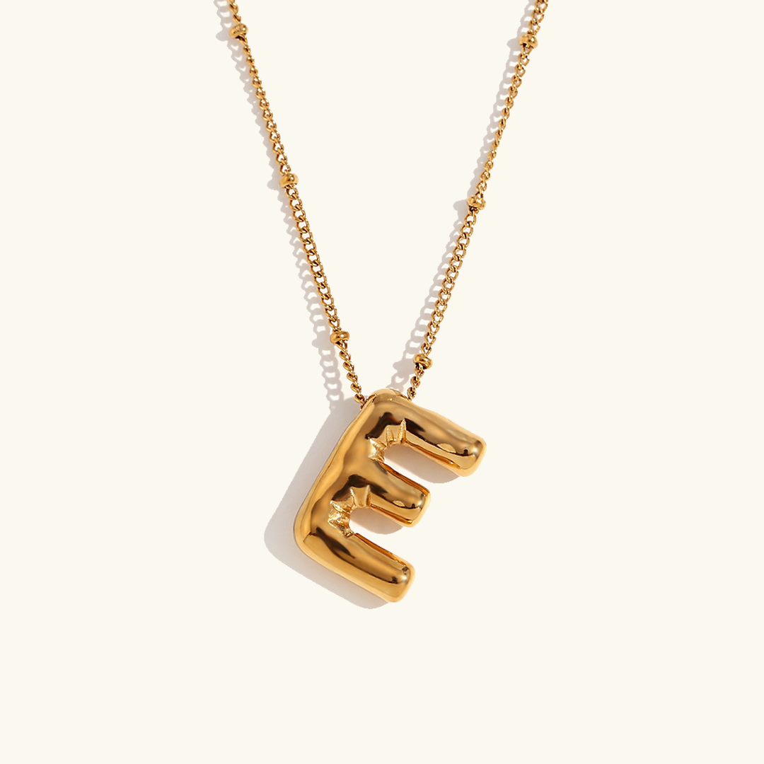 nesepryd med initialer | 18k Gull