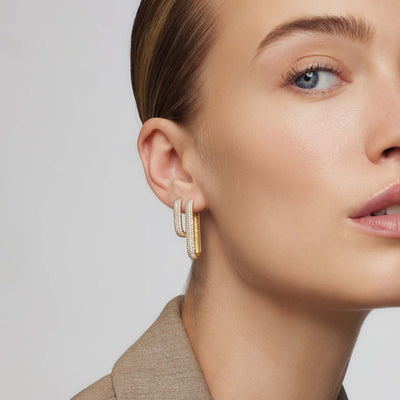 Ikon Pavé-Dekk | Gull 18k