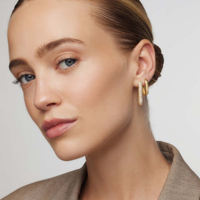 Butikk Ikon Pavé Ringer | Gull 16k