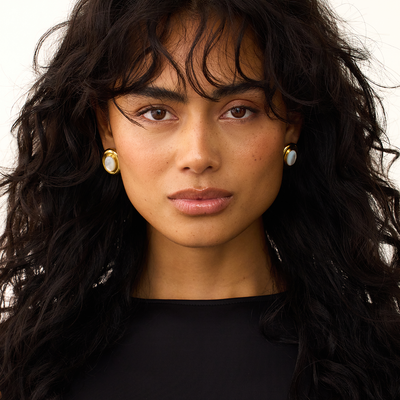 Giselle Perleøredobber | Gull 14k