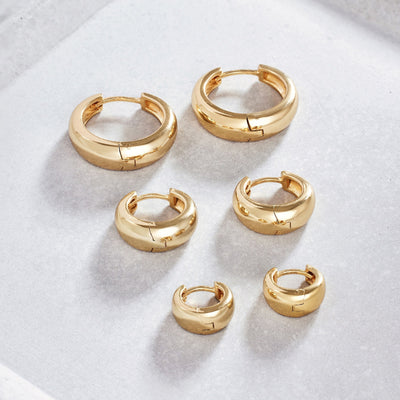 Rue Hoops | Gull 18k