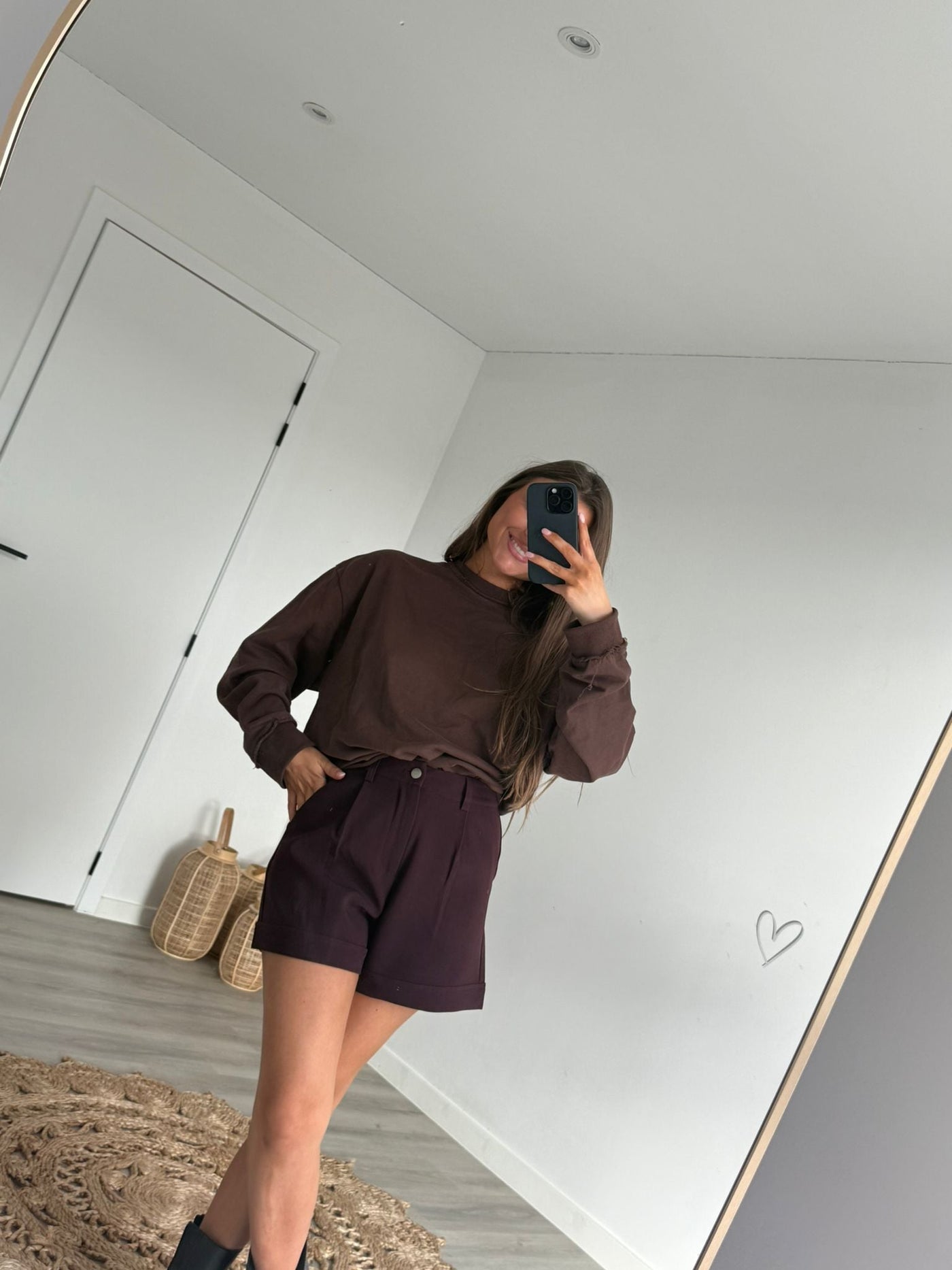 STEFFI - shorts burgunder