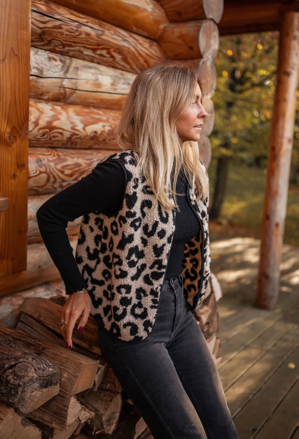 Astrid™ | Stilfull leopard spencer