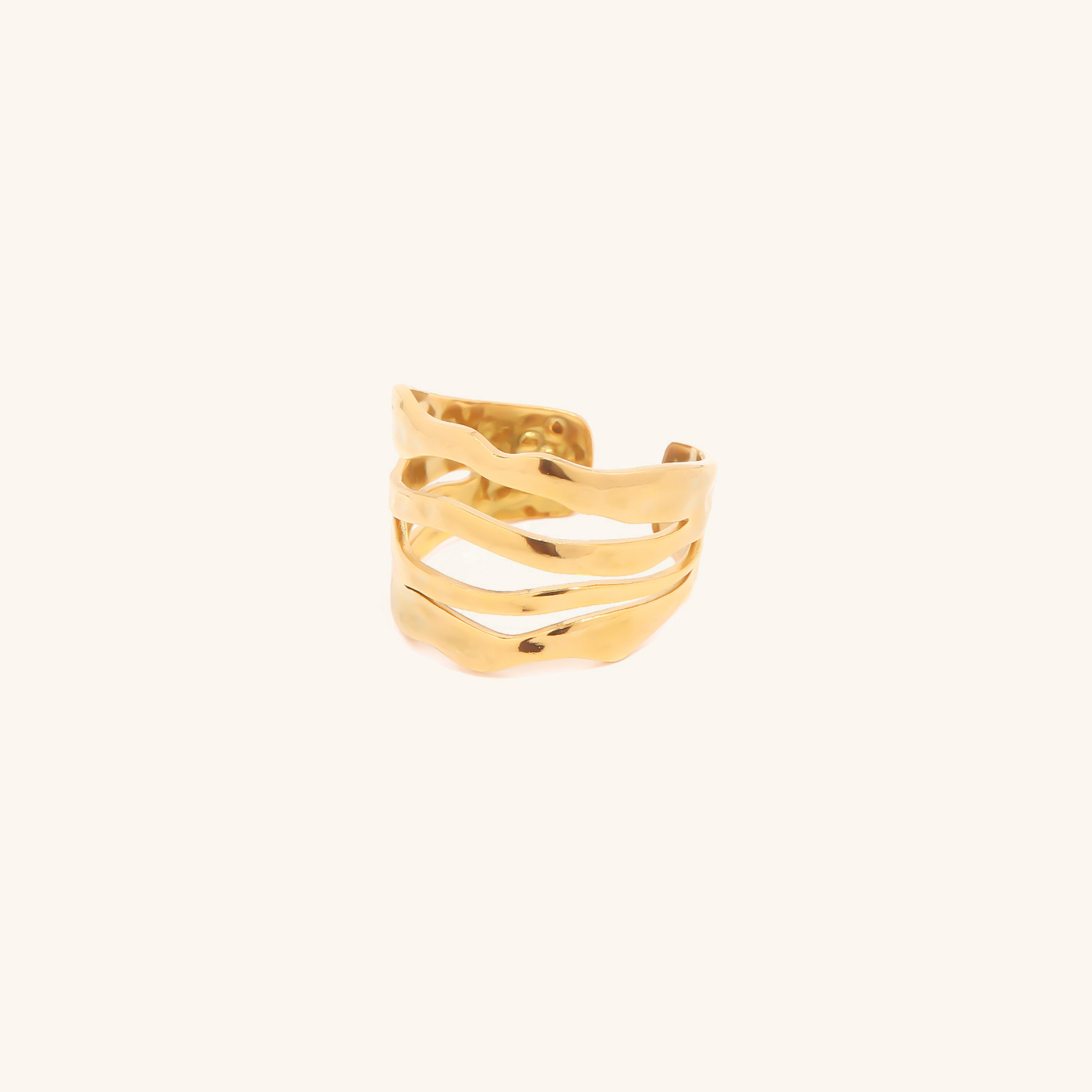 Cass Ring | 18k Gull