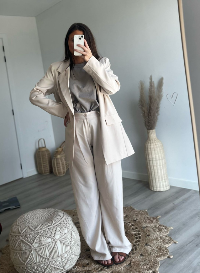 LOUISE - Dress Sett Beige