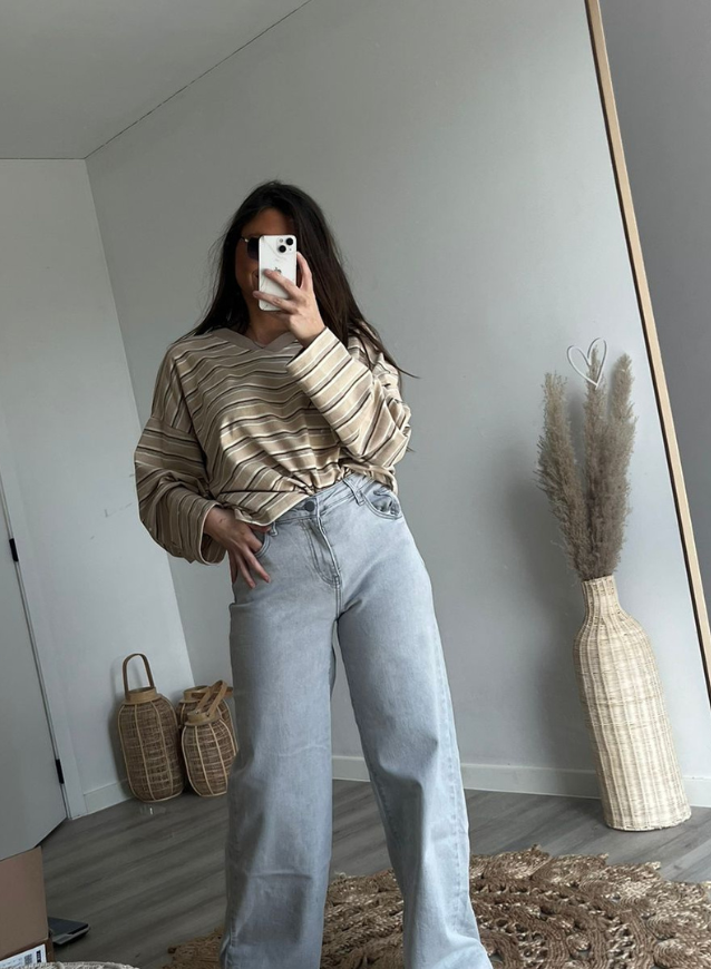 BETH- Jeans Grå