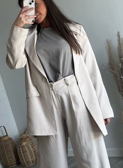 LOUISE - Dress Sett Beige