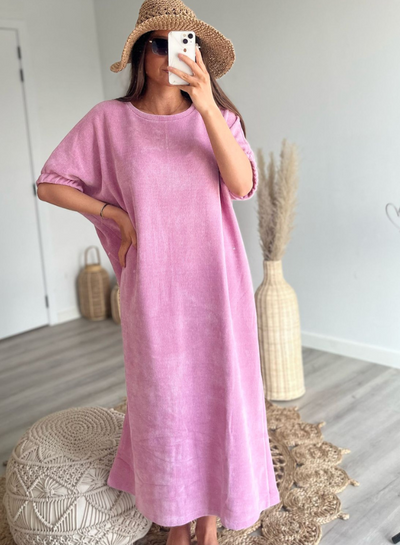 AIMEE - Kjole Lila Roze