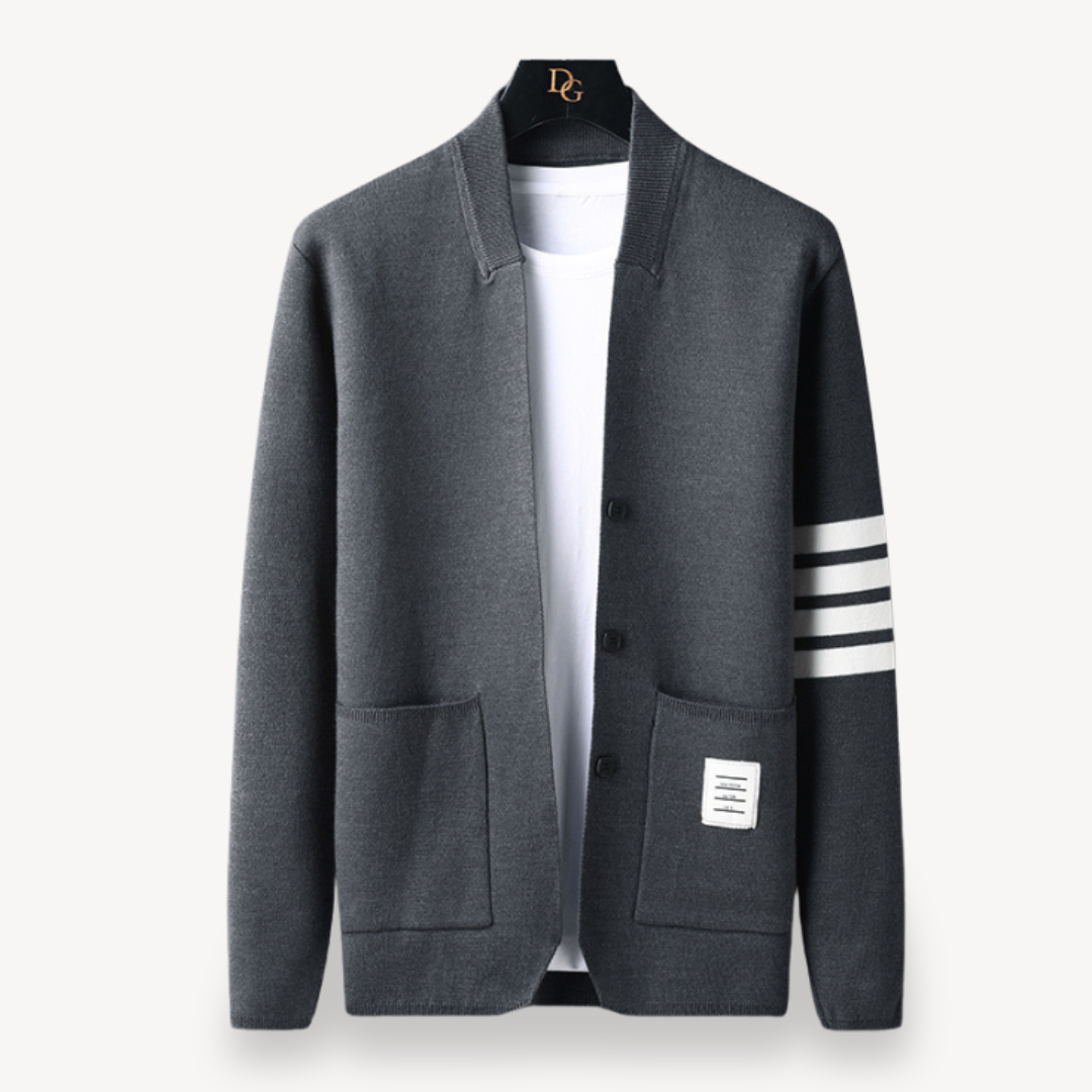 Enzo | Cardigan i Myk Strikk