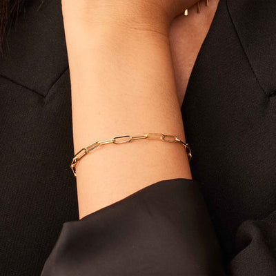 Venezia Gliederarmbånd | Gull 14k
