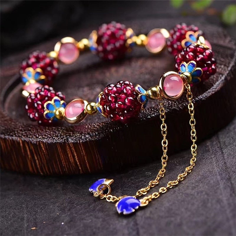 Armbånd Naturstein Bessen