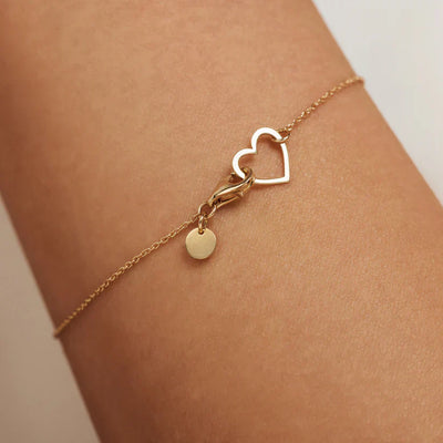 Lilou Coeur Armbånd | Gull 14k