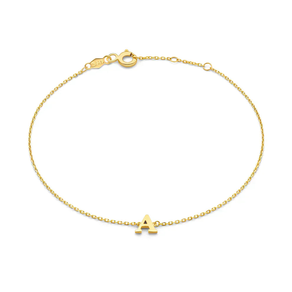 Vita Signa Initial-Armbånd | Gull 14k