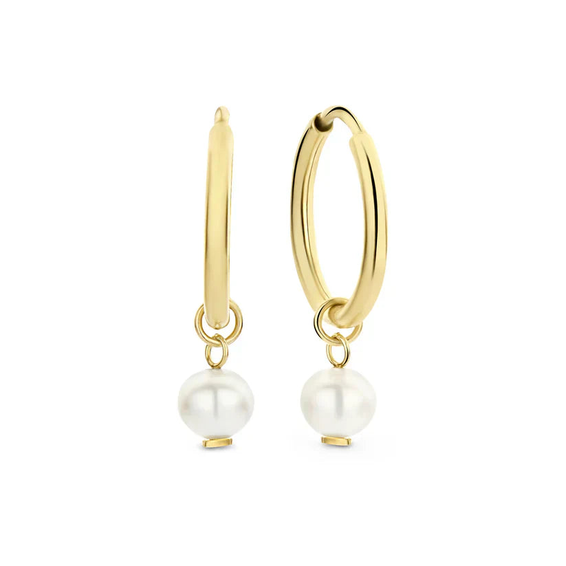 Delia Crest Øreringer | Gull 14k