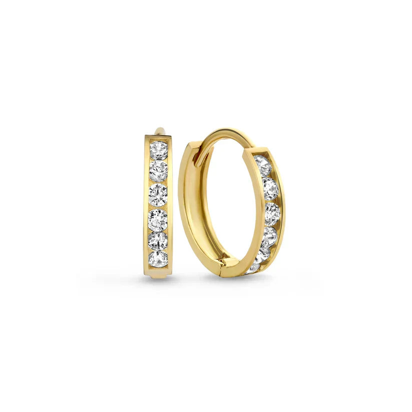Dara Brillane Øredobber Sett | Gull 14k