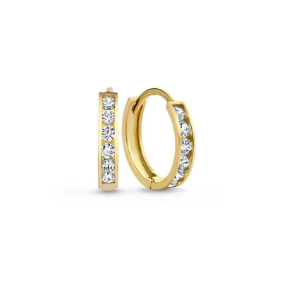 Dara Brillane Øredobber Sett | Gull 14k