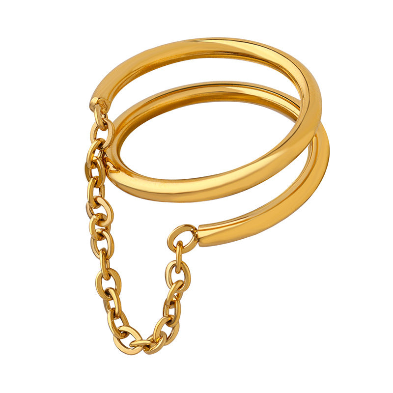 roterende ring | 18k Gull