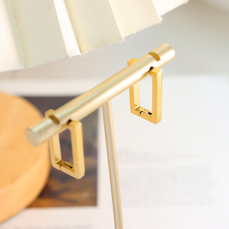 Geometriske Øreringer Terra | Gull 18k