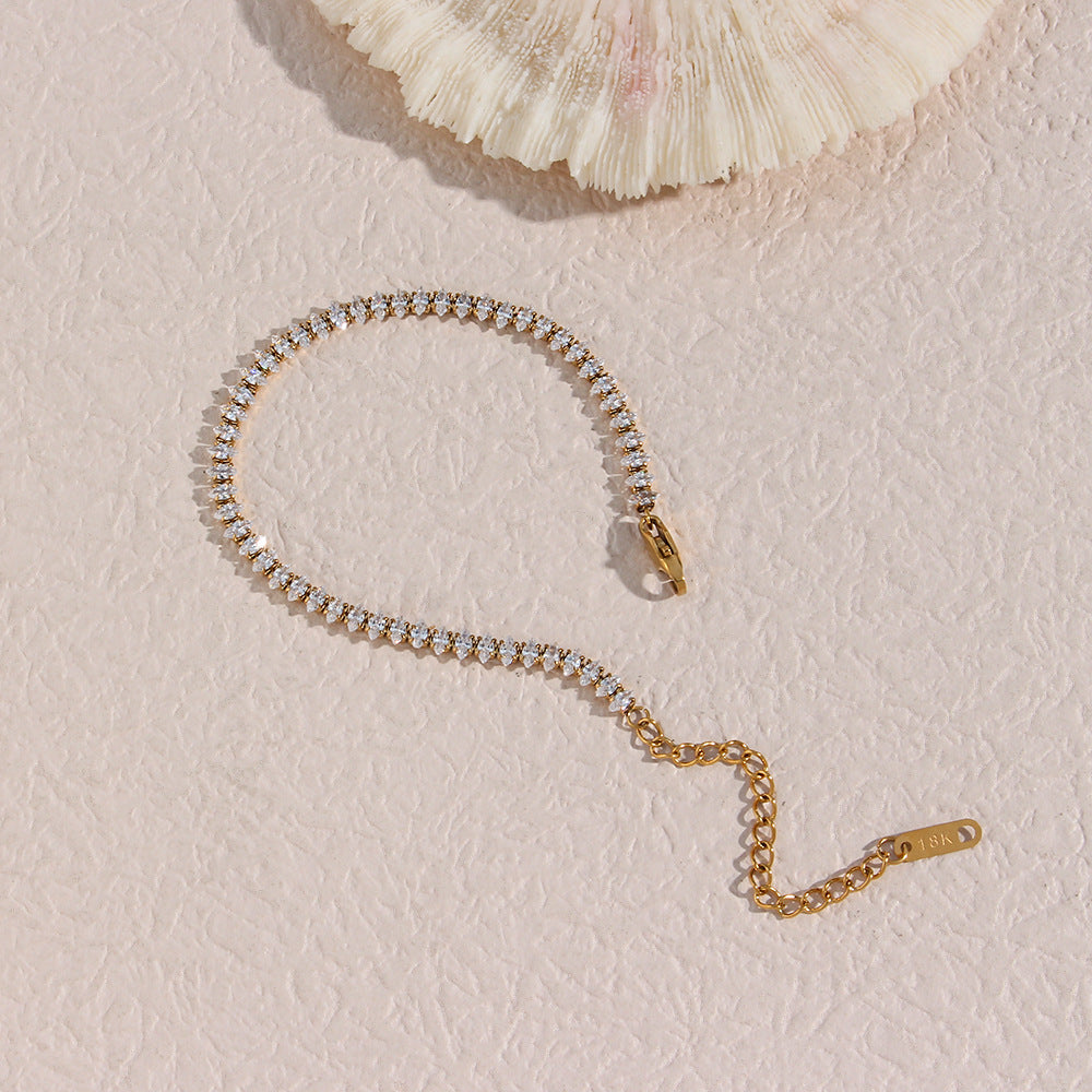 Tennisarmbånd Wisteria Diamant | 18k Gull