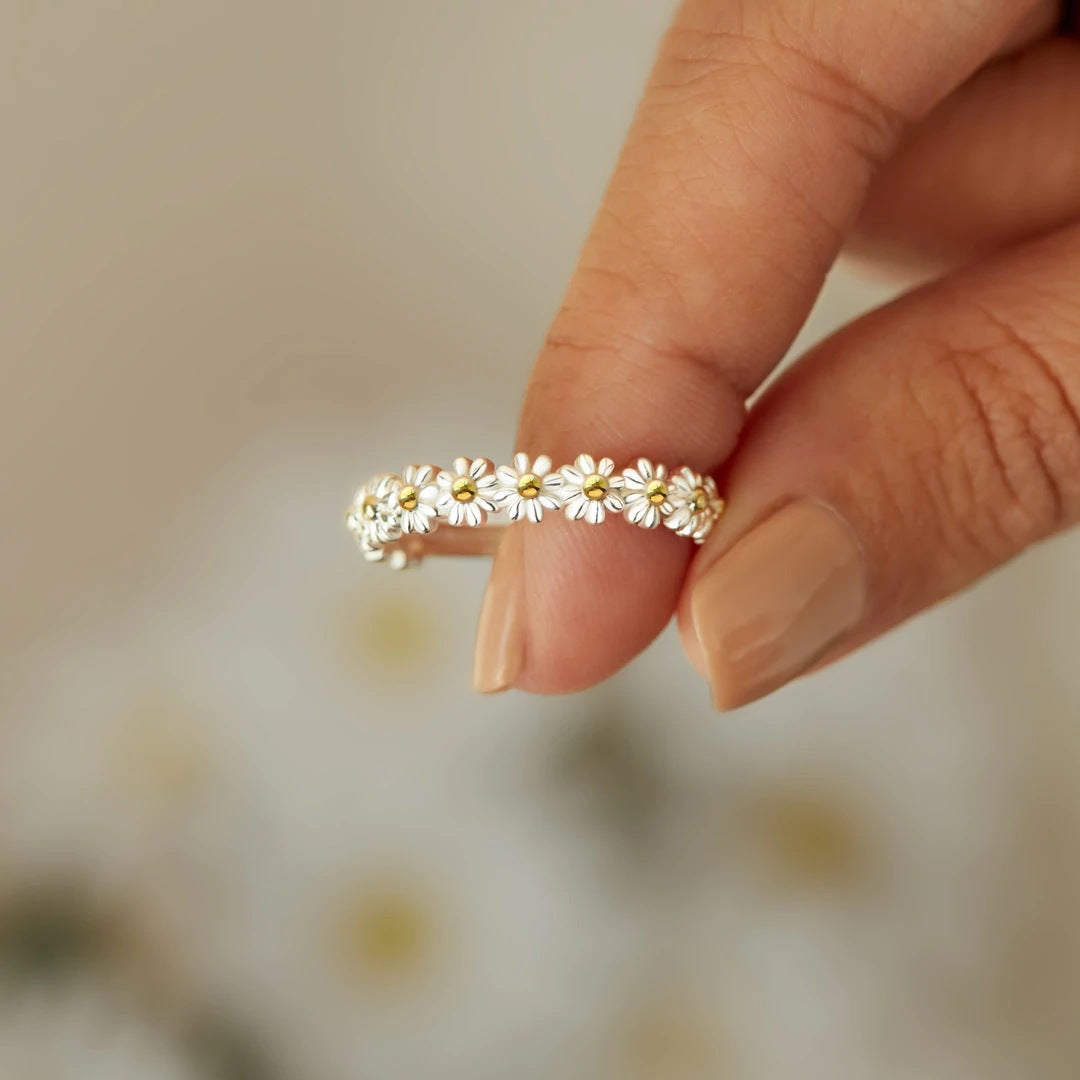luksuriøs blomster-ring