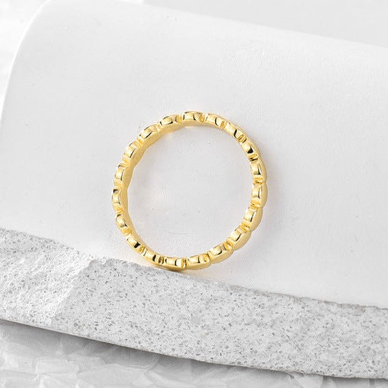 Orbit Echo Ring | 18k Gull