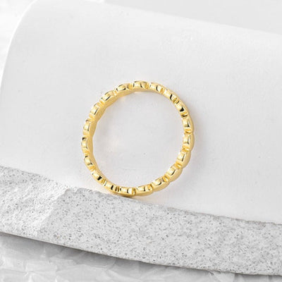 Orbit Echo Ring | 18k Gull