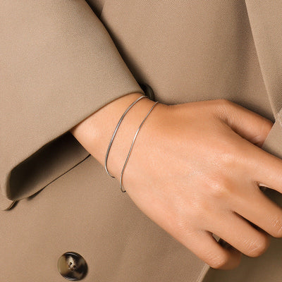 Klassiske Dobbelt Gull Armbånd | Gull 18k