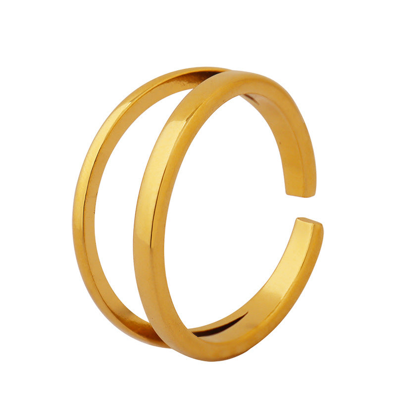 Ring med nilloverflade | 18k Gull