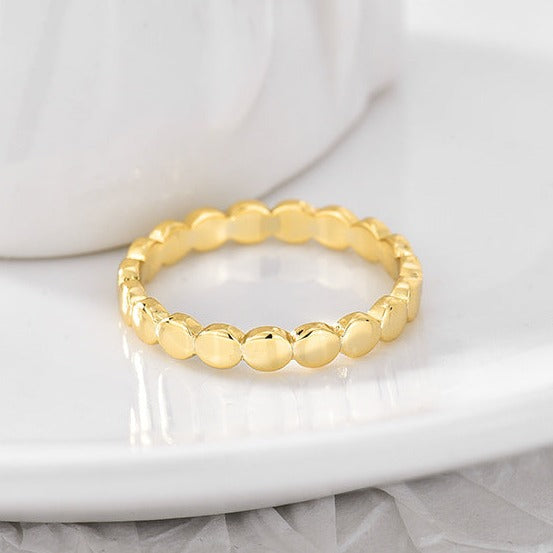 Orbit Echo Ring | 18k Gull