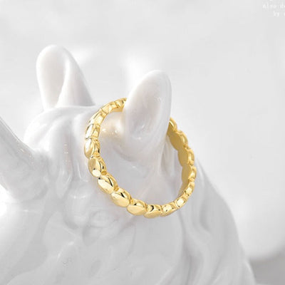Orbit Echo Ring | 18k Gull
