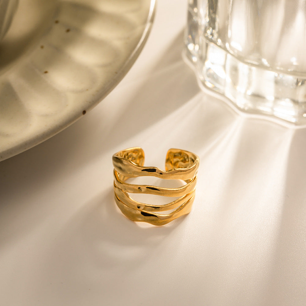 Cass Ring | 18k Gull