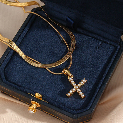 Fiona Lagenweise Initialhalskjede | 18k Gull