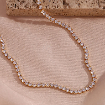 Tenis Halskjede Isolde Diamant | 18k Gull