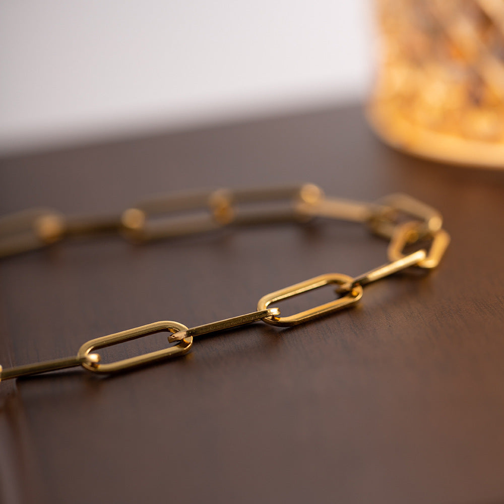 Ria Halskjede Gull Clips | 18k Gull