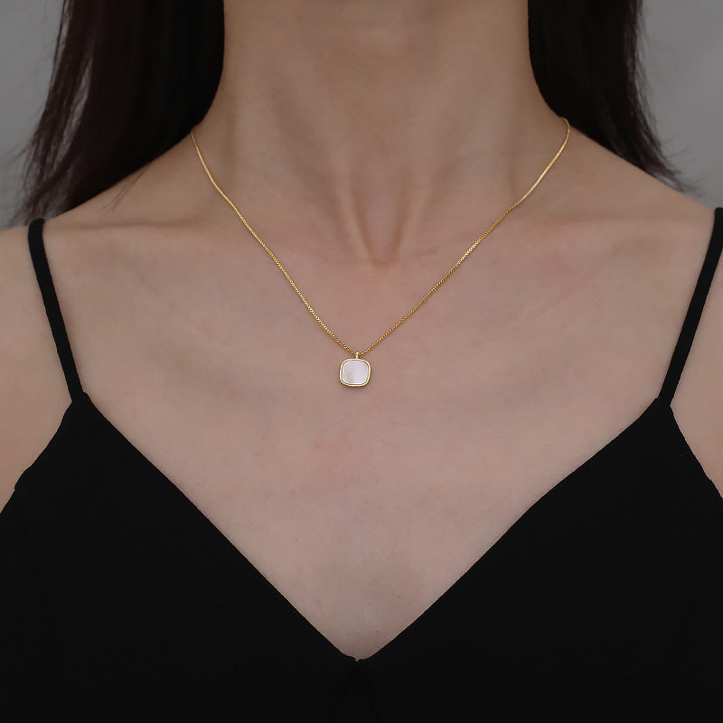 Sophie Gold Halskjede med Perlevedheng | 18k Gull