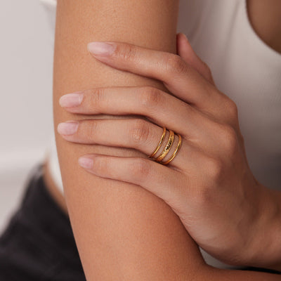 Ring Shirley | 18k Gull