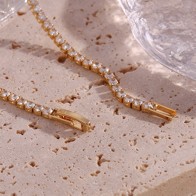 Tenis Halskjede Isolde Diamant | 18k Gull