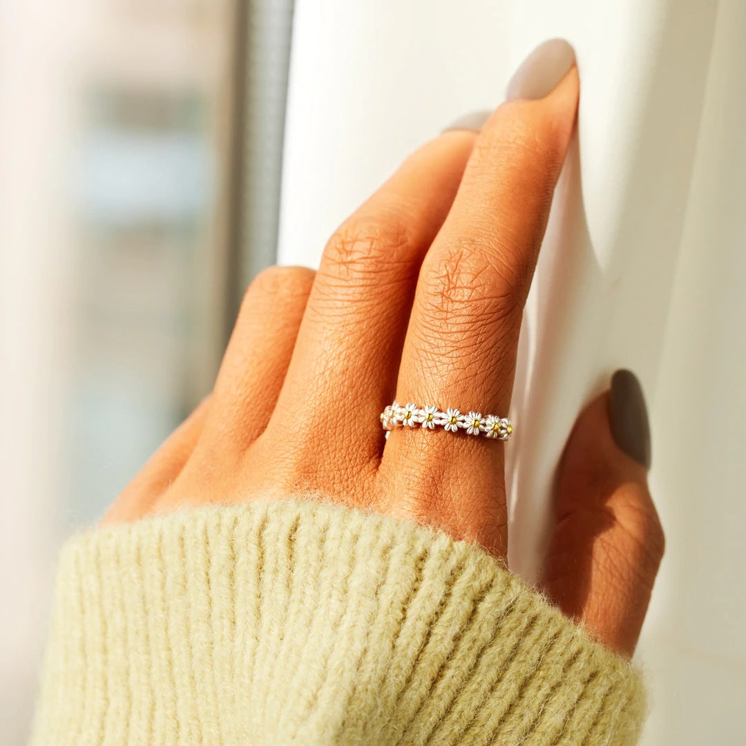 luksuriøs blomster-ring