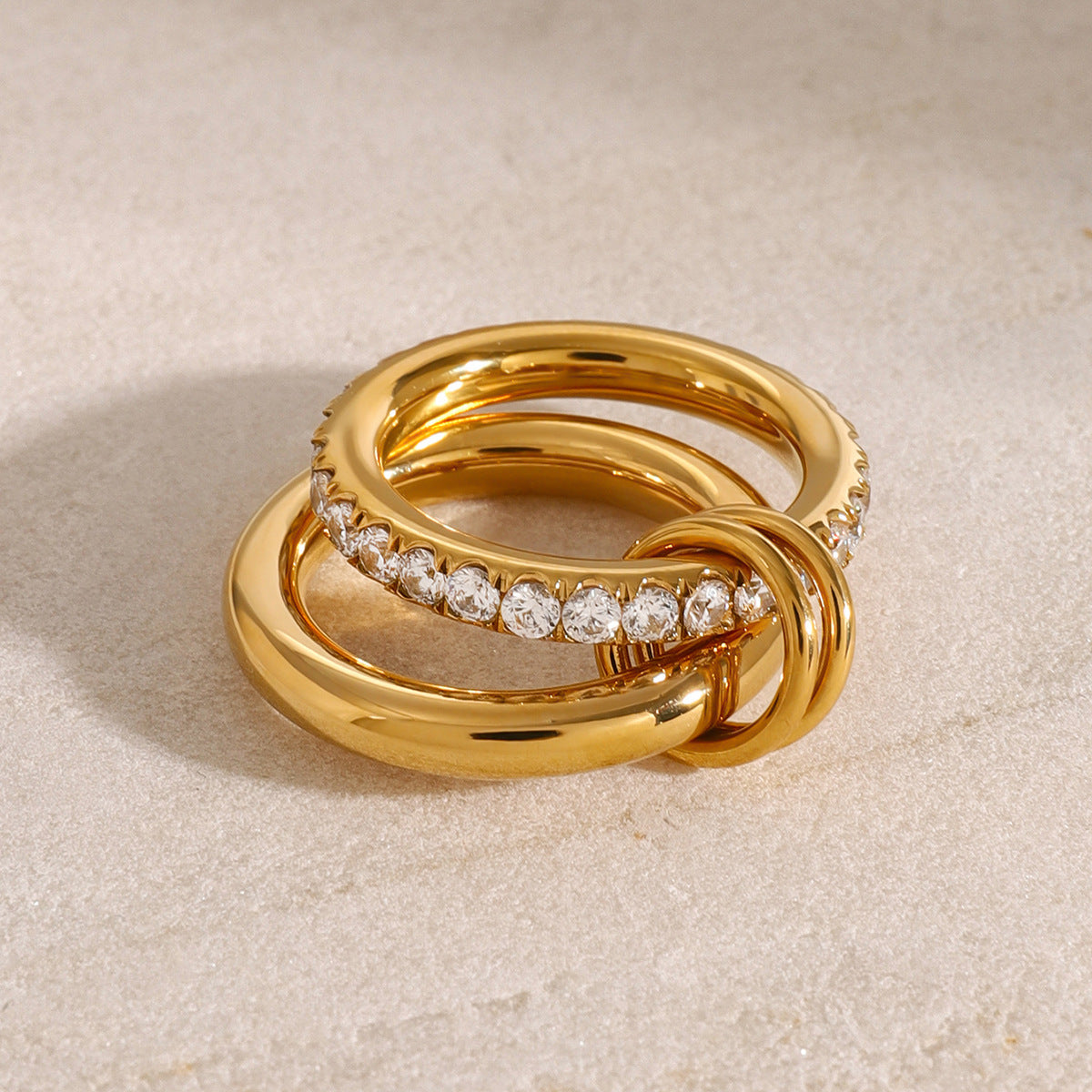 Alison Diamant Ring | 18k Gull