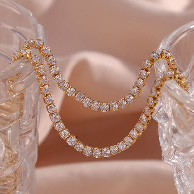 Tenis Halskjede Isolde Diamant | 18k Gull