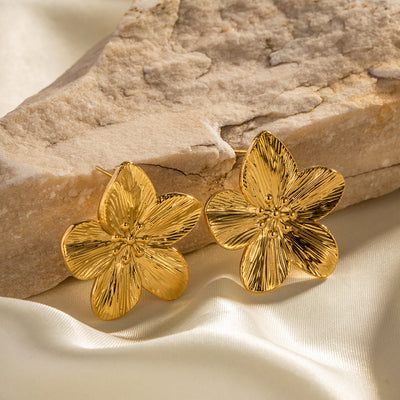 Allysa Blume Øredobber | 18k Gull