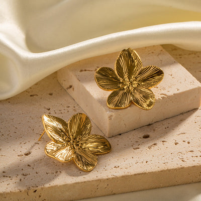 Allysa Blume Øredobber | 18k Gull