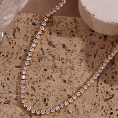 Tenis Halskjede Isolde Diamant | 18k Gull